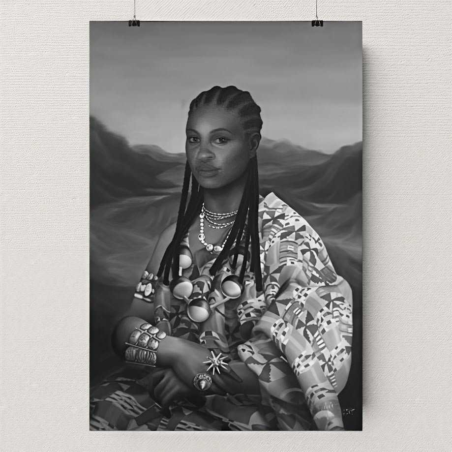 Mama Lisa Black and White