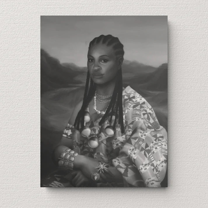 Mama Lisa Black and White