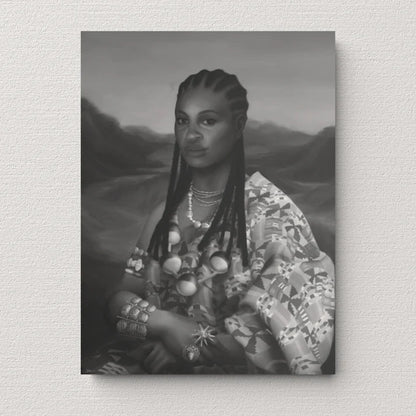 Mama Lisa Black and White